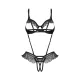 Боді Obsessive Carrola crotchless teddy S/M