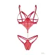 Боді Obsessive Matildea crotchless teddy L/XL