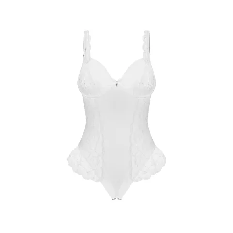 Боді Obsessive Weddya crotchless teddy S/M