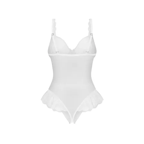 Боді Obsessive Weddya crotchless teddy S/M