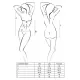 Боди Passion CHARMING BODY L/XL, черный