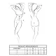 Боди Passion EVALIE BODY, белый, размер XL