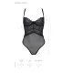 Боді Passion KERRIA BODY black, L/XL, з високими вирізами та верхом балконет