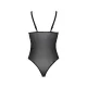 Боді Passion KERRIA BODY black, S/M, з високими вирізами та верхом балконет
