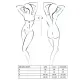 Боди Passion MELANIA BODY S/M, черный
