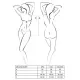 Боди Passion MELANIA BODY XXL/XXXL, черный