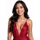 Боди Passion SENSIE BODY бордового цвета, размер XL