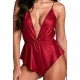 Боди Passion SENSIE BODY бордового цвета, размер XL