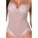 Боди Passion ZOVEL BODY светло-серого цвета, размер S