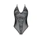 Боди с ажурным декором и открытым шагом Passion URSULA BODY XXL/XXXL, черный