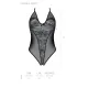 Боди с ажурным декором и открытым шагом Passion URSULA BODY XXL/XXXL, черный