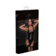 Боді з мокрим ефектом Noir Handmade F244 Powerwetlook body with high cut bottom hem, S
