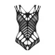 Боді з великими вирізами Obsessive B139 crotchless teddy S/M/L, з доступом
