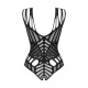 Боді з великими вирізами Obsessive B139 crotchless teddy S/M/L, з доступом
