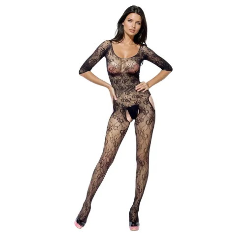 Бодистоккинг — Bodystocking 6032, черный, размеры S/L