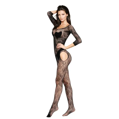 Бодистоккинг — Bodystocking 6032, черный, размеры S/L