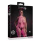 Бодістокінг - Ouch! Bodystocking With Halterneck, рожевий XL/4XL