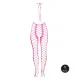Бодістокінг - Ouch! Bodystocking With Halterneck, рожевий XL/4XL