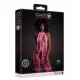 Бодістокінг - Ouch! Bodystocking With Halterneck, рожевий XS/XL