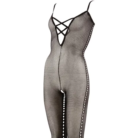 Бодистокинг — NO:XQSE Net Catsuit, черный L/XL