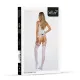 Бодістокінг - Bodystocking 2074, білий One Size