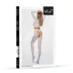 Бодістокінг - Bodystocking 2078, білий - One Size