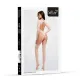 Бодістокінг - Bodystocking 2102 білий - One Size