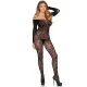 Бодістокінг Leg Avenue Crotchless Fishnet Bodystocking One Size Black