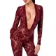 Боди-чулок Noir ручной работы F382 Kink Royal Catsuit XL