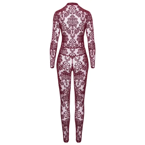Боди-чулок Noir ручной работы F382 Kink Royal Catsuit XL