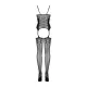 Боди-чулок Obsessive Bodystocking G314 S/M/L, имитация корсета и корсетной шнуровки