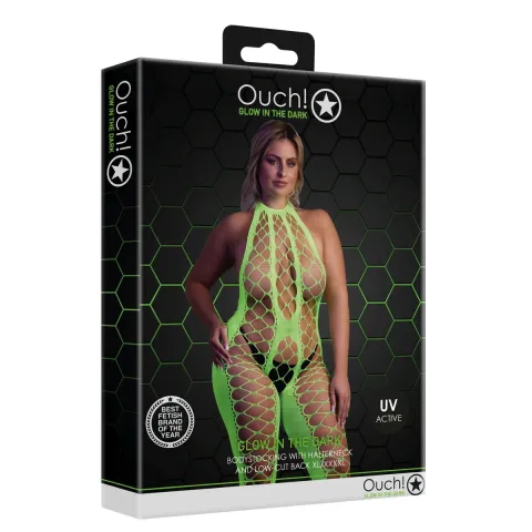 Бодисток — Ouch! Бодисток с завязками на шее, зеленый XL/4XL