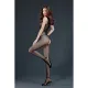 Боди-стокинг с открытым низом Moonlight Model 01 XS-L Black, симметричный рисунок в виде крыльев