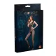 Боди-стокинг с открытым низом Moonlight Model 01 XS-L Black, симметричный рисунок в виде крыльев