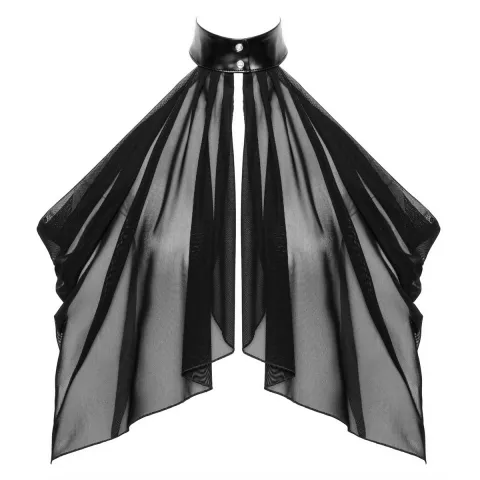 Bolero Noir Handmade F349 Tulle bolero - 6XL