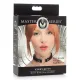 Чокер Master Series Kinky Kitty Ring Slim Choker - Black