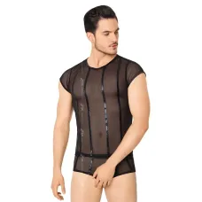 Комплект білизни - Shirt and Shorts 4608, чорний M/L