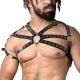 Мужская портупея Art of Sex — Ares, натуральная кожа, цвет: черный, размер: XS–M