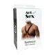 Чоловіча портупея Art of Sex - Spartacus, екошкіра, колір чорний, розмір XS-M