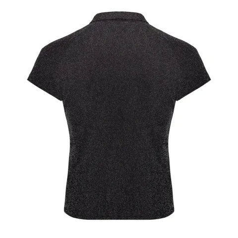 Мужской поло нуар ручной работы H082 Onyx veil polo XL