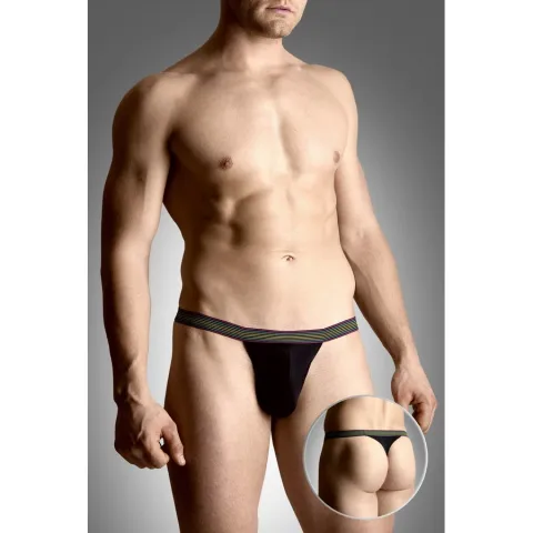 Мужские стринги — Mens Thongs 4496, черные, размеры M/L