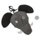 Мужские стринги «Слон» со звуком Elephant undies with elephant sound, черные — один размер