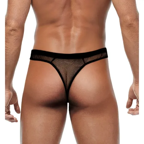 Чоловічі труси з сітки Art of Sex — Demir, колір чорний, розмір L–2XL