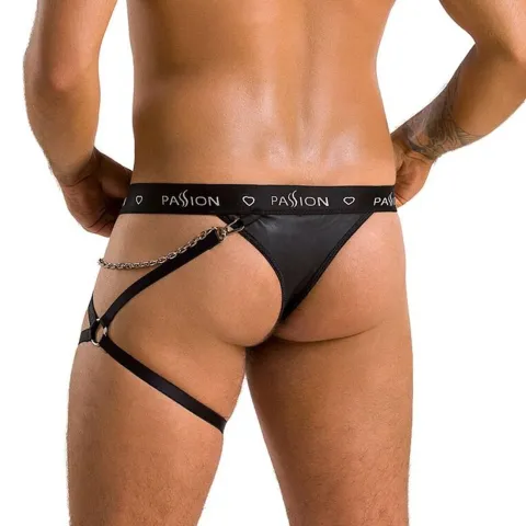 Мужские трусики танга с Garter Passion 058 THONG BILL XXL/XXXL ЧЁРНЫЙ