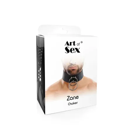 Мужской чокер из натуральной кожи Art of Sex — Zane Collar
