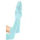 Длинные атласные перчатки Leg Avenue Extra Long Satin Gloves, один размер, светло-голубые