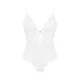 Еротичне напівпрозоре боді Obsessive Heavenlly crotchless teddy XS/S, з доступом