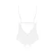 Еротичне напівпрозоре боді Obsessive Heavenlly crotchless teddy XS/S, з доступом
