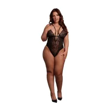Еротичний боді - Bodysuit with Adjustable Sliders Plus Size