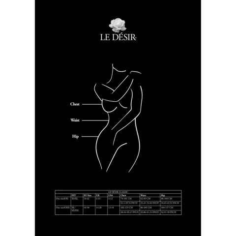 Еротичний боді - Suspender Bodystocking - Plus Size